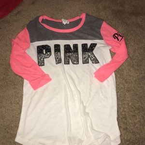 pink long sleeve
